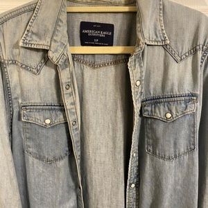 American eagle jean shirt